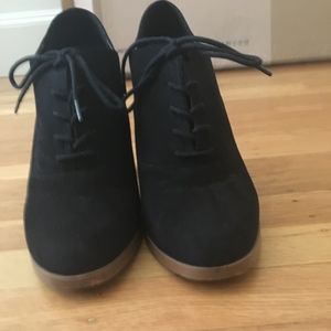 Lace up Faux Suede Booties